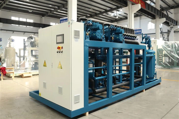 Water Cooled Condensing Unit With Frascold Compressor For Freezing Equipment